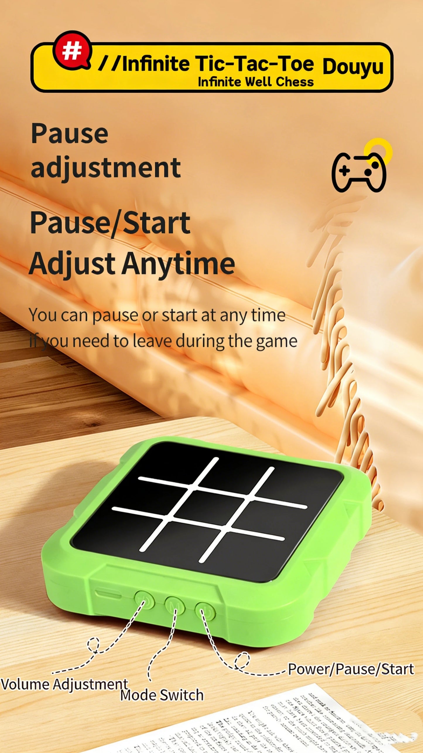 AI Electronic Chess & Tic Tac Toe Set-Educational Brain Teaser, Perfect Gift for Kids & Family Game Night