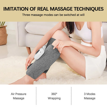 1/2 pcs Electric Leg Massager Wireless 360° Air Compression Leg Calf Massage Air Pressure Calf Massager Relax Leg Muscle