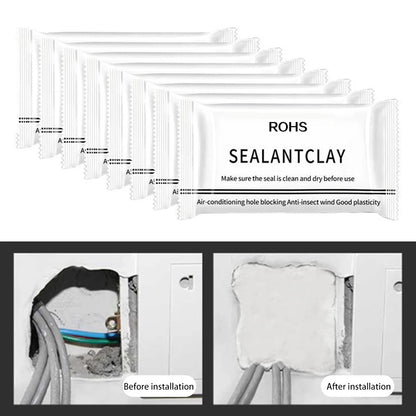 Sealant Clay Stickys Pipe Sealant Mud Airs Conditioning Hole Sealant Clay For Home Hole Blocking Windproof Quick Dry Adhesive