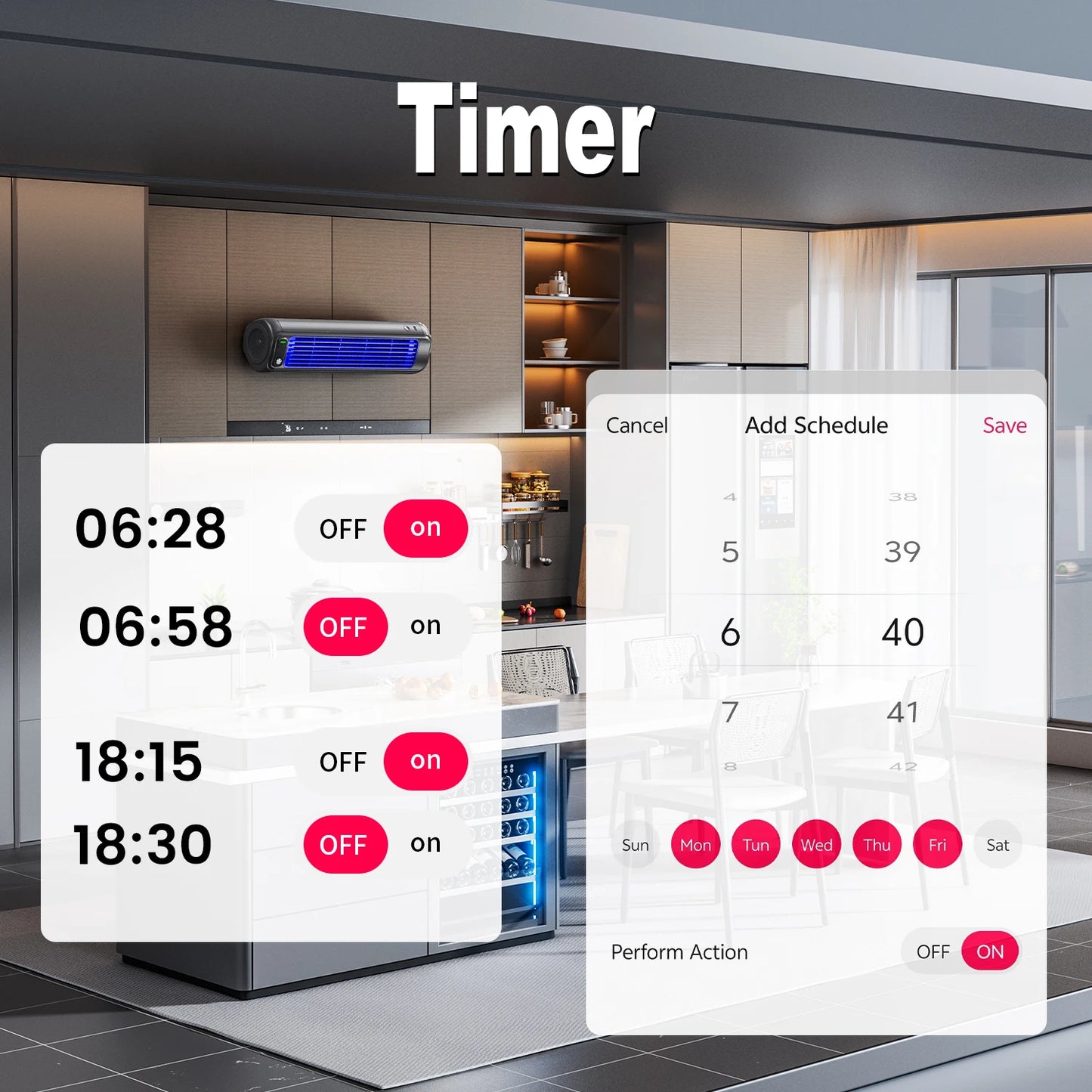 TONGOU WIFI/Zigbee LCD Display 1-50A adjustable Smart Circuit Breaker MCB Switch,Energy Meter,Timer,Works with Tuya Smart Life