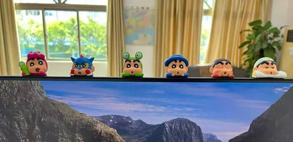 New Crayon Shin-Chan Blind Box Animation Figurine Hippers Mobile Phone Car Decoration Figurine Pendant Gift Anime Periphera Gift