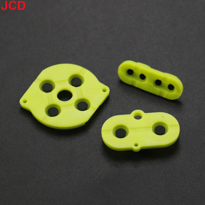 JCD 1set For Game Boy Color GBC Game Console Shell Housing Silicon Start Select Keypad Rubber Conductive Button A-B d-pad