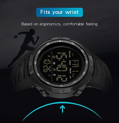 SANDA 6014 Countdown Waterproof Digital Mens Wristwatches Military Sport Watch for Men Clock Shockproof Relojes Para Hombre