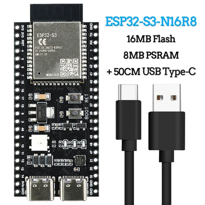ESP32-S3 Wifi BT Module Development Board for Arduino IDE ESP32-S3 N16R8 N8R2 44Pin Type-C 16MB Flash 8M PSRAM ESP32 S3