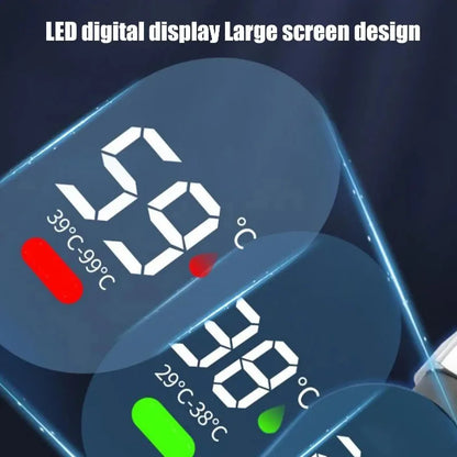 LED Digital Shower Temperature Gauge Waterproof Smart Monitor for Baby Bath Bathroom Accurate Safe Auto-shutoff Durable