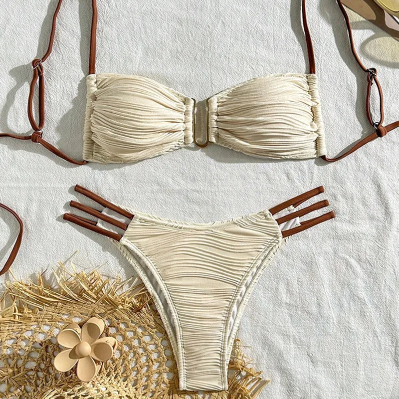 Sexy Bikinis 2026 Women's Swimwear Female Swimsuit For Swimming Wear Bathing Suits Brazilian Bikini Set Beachwear Pool Bather