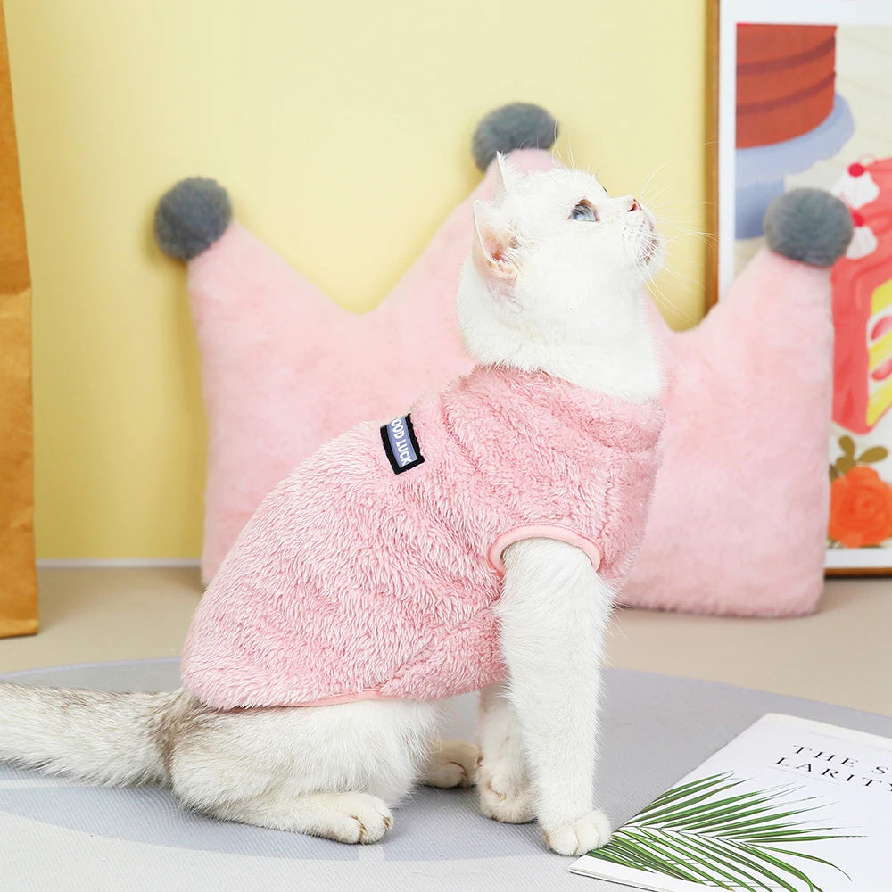 Warm Small Dog Clothes Soft Fleece Cat Dogs Clothing Pet Puppy Winter Vest Costume For Small Medium Dog Cats Chihuahua Yorkie