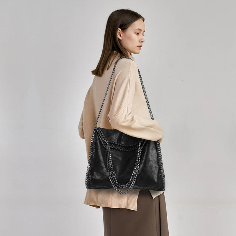 Women's Handbags Fashion Design Handbag Casual Pocket Women's Handbag Portable Chain Large Shoulder Crossbody Bag Birthday Gift