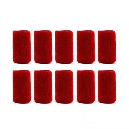 10Pcs Comfortable Finger Brace Splint Sleeve Thumb Support Protector Elastic Breathable Stabilizers for Golf