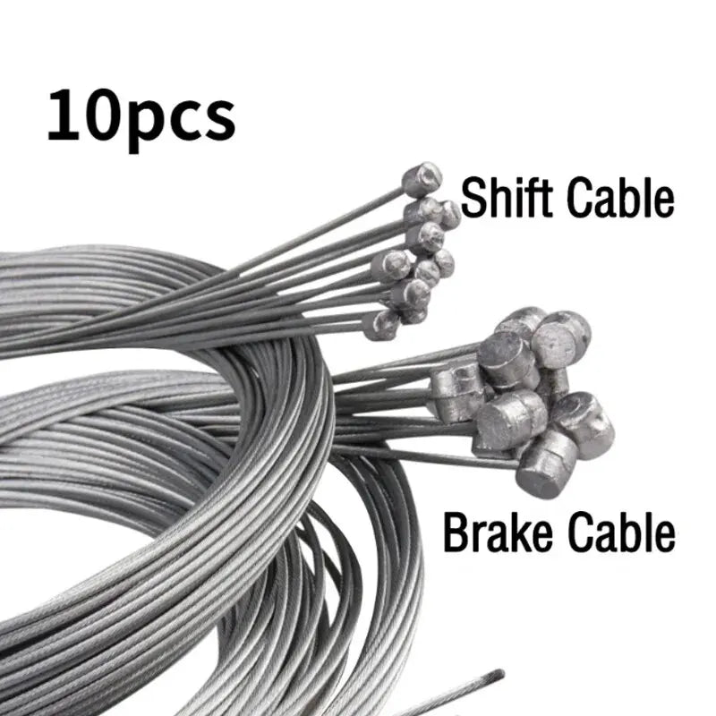5/10PC Bicycle Brakes Line Road Mountain Bike Brake Cable Universal Bicycle Shift Cable Durable Road MTB Brake Shift Wire