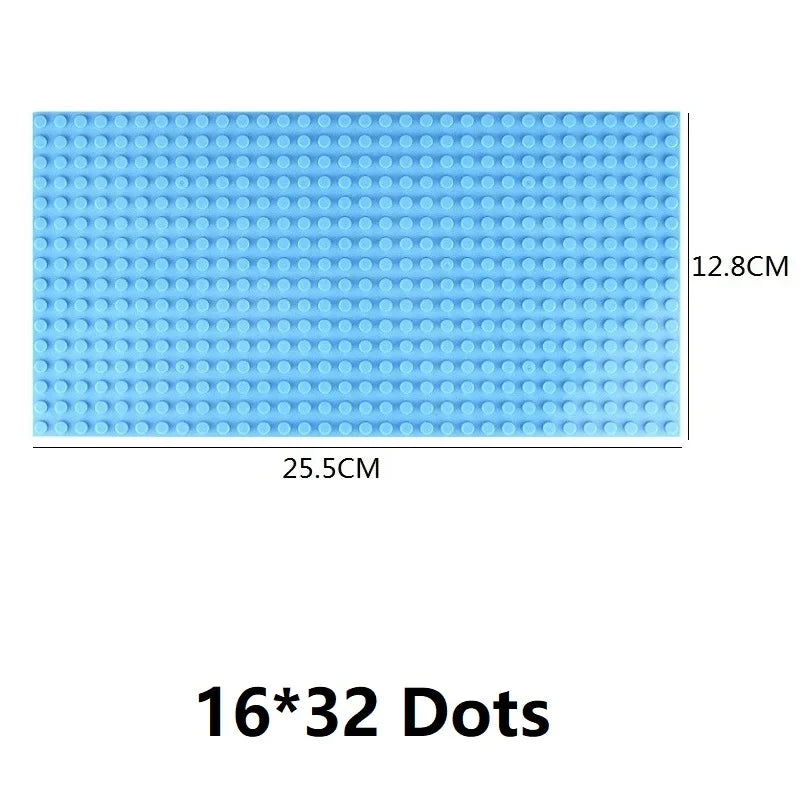 Single Double Sided Classic Base Plates Blocks Plates  32x32 16x16 16x32 Dots DIY Simulated scene Building block base Toy
