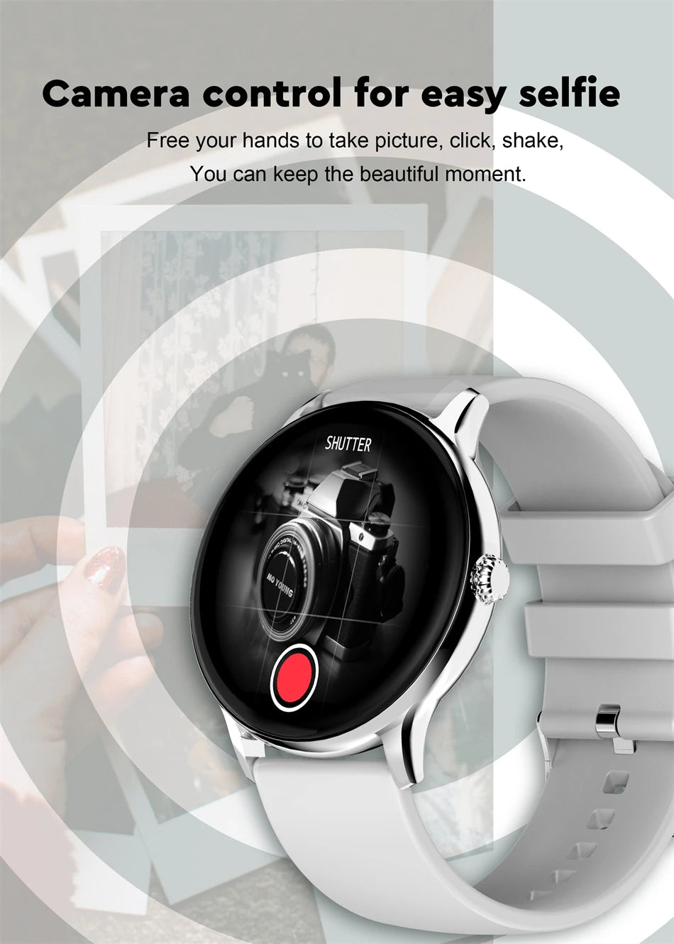 LIGE Women Smart band Watch Real-time Weather Forecast Activity Tracker Watches Heart Rate Monitor Sports Ladies Smart Watch Men