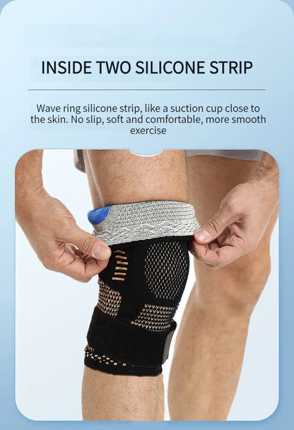 LOOGDEEL Sport Kneepad Patella Gel Knee Support Compression Sleeve Knee Pain Meniscus Tear Injury Recovery With Side Stabilizers