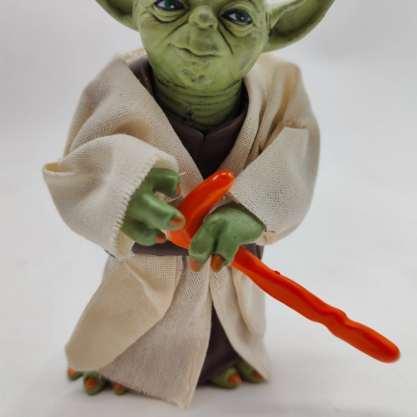 Manda lorian Master Yoda With Real clothes Action Figure Movie Cartoon Model Toys Desktop Ornament