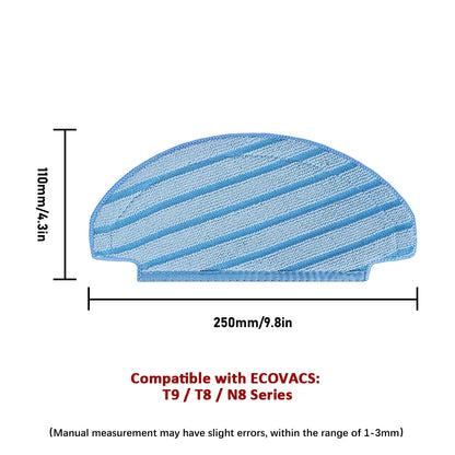 Accessories For ECOVACS Deebot T8 AIVI N8 Pro AIVI N9 N10 N10 Plus Side Brush,Main Brush,  Filter, Dust Bag,Hepa Filter