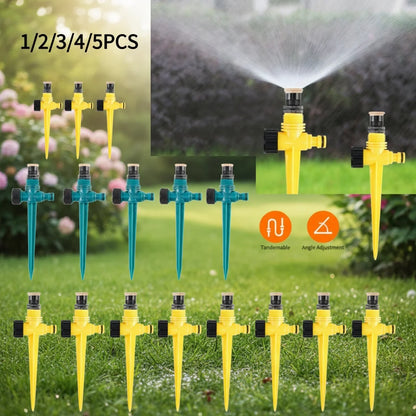 1/2/3/4/5Pcs Irrigation Watering System Agriculture Ground Automatic Tube Plug Buried Atomization 360° Rotation Garden Sprinkler