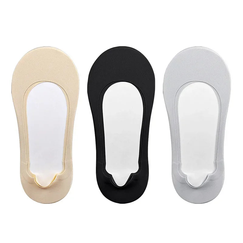 New Plantar Fasciitis Shoes Insole Women Boat Sock Socks Insoles for Feet Shock Absorbing Shoe Sole Invisible Non Slip Shoe Pads