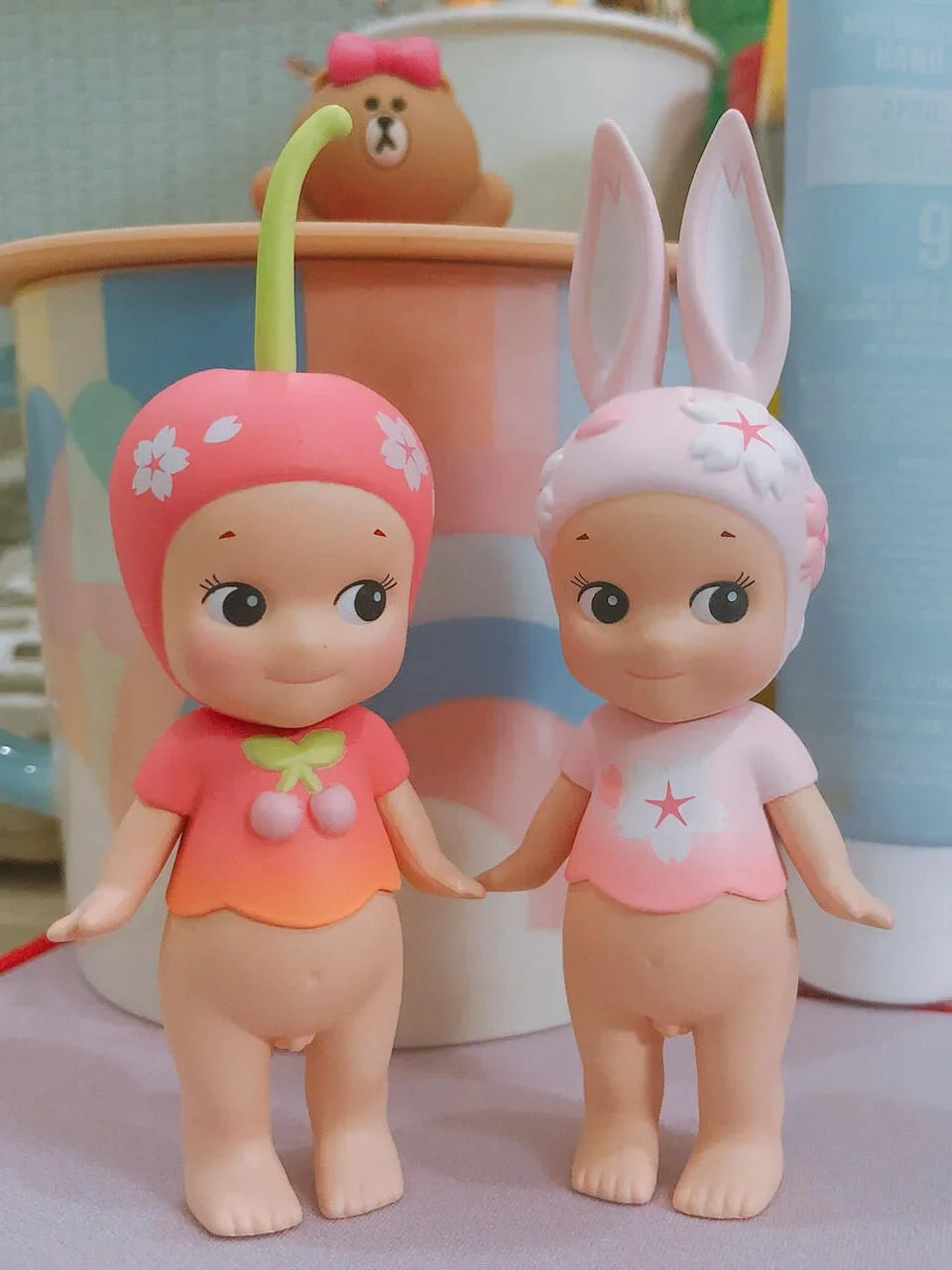 Sonny Angel Cherry Blossom Series Pink Blind Box Toys Anime Action Figure Model Original Ornament Children's Birthday Gifts