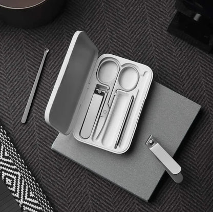 Mijia Nail Clippers Tool Set 5-Piece Set Pedicure Care Clipper Earpick Nail File Professional Beauty Tools Nail Cutter Trimmer