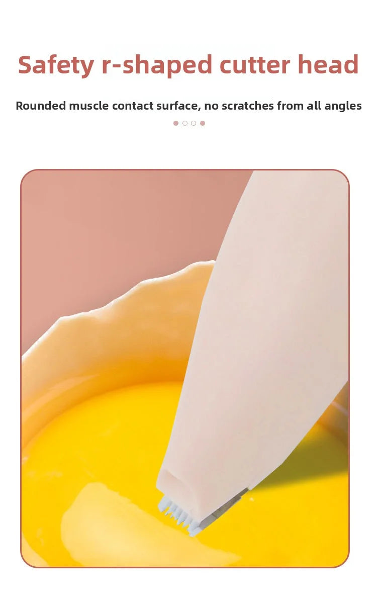 Pet electric clipper, pet foot hair trimmer, 360 ° pet hair trimmer, pet beauty and hairdressing trimmer, USB charging 500mah