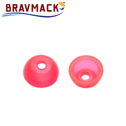 100pcs Luminous Half Round Stopper Beads Fishing for Sea Fishing Floating Tackle Fishing Tools Fishing Accessories