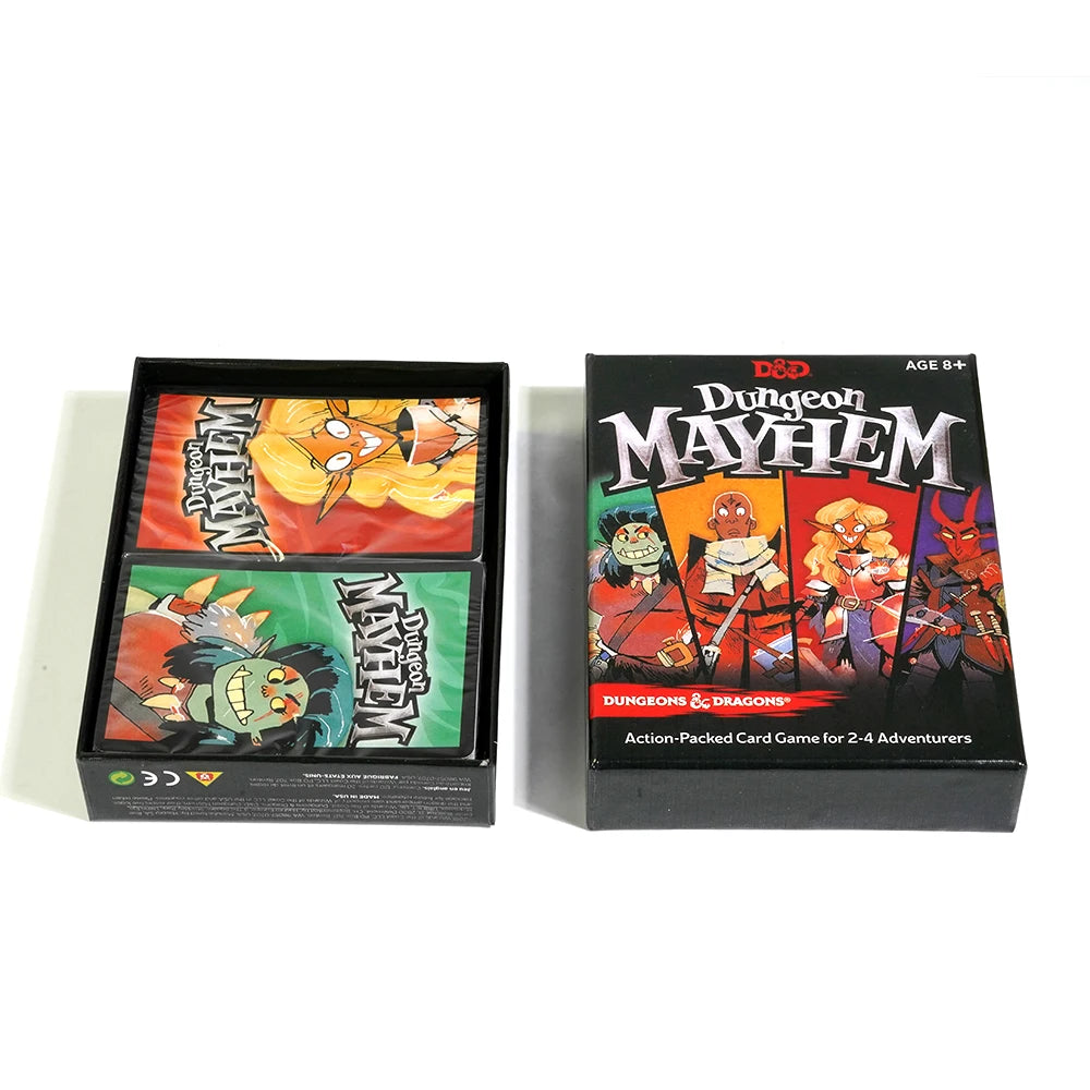 Dungeon Mayhem Dungeons Dragons Card Game 120 Cards Board Game Monster Madness Party Game for Friends and Family