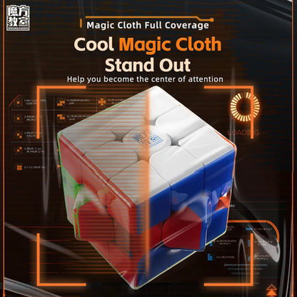 Meilong 3M V2 3x3 Magnetic Magic Cube Magnetic Lite / Standard / UV Speed Professional Puzzle Toys For Children Kids Gift Toy