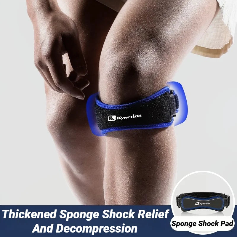 Patella Band Protection Kneecap Knee Tendon Support Strape Brace Adjustable Absorption Compression Pad Basketball