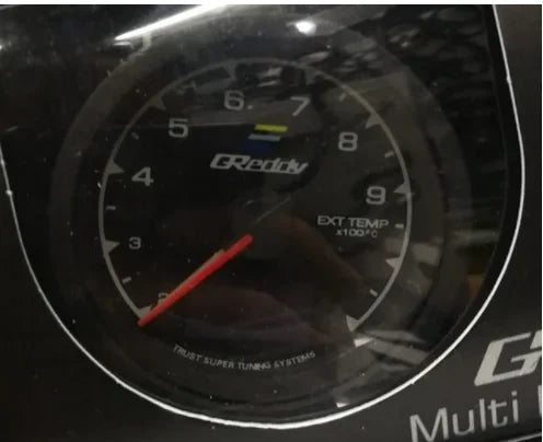 62mm GReddi LCD Digital Display Car Gauge Oil Pressure Oil Temperature Water Temperature Voltmeter Boost Gauge