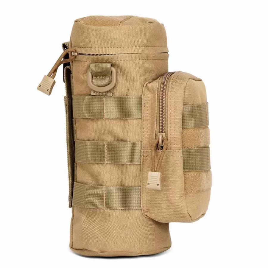 Tactical Molle Water Bottle Bag Pouch Holder Outdoor Travel Camping Hiking Cycling Fishing Hunting Water Bottle Kettle Carrier