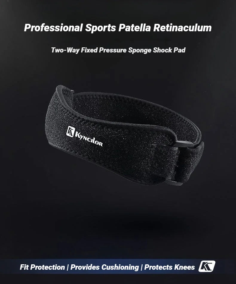 Patella Band Protection Kneecap Knee Tendon Support Strape Brace Adjustable Absorption Compression Pad Basketball