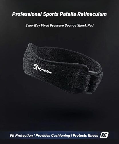 Patella Band Protection Kneecap Knee Tendon Support Strape Brace Adjustable Absorption Compression Pad Basketball