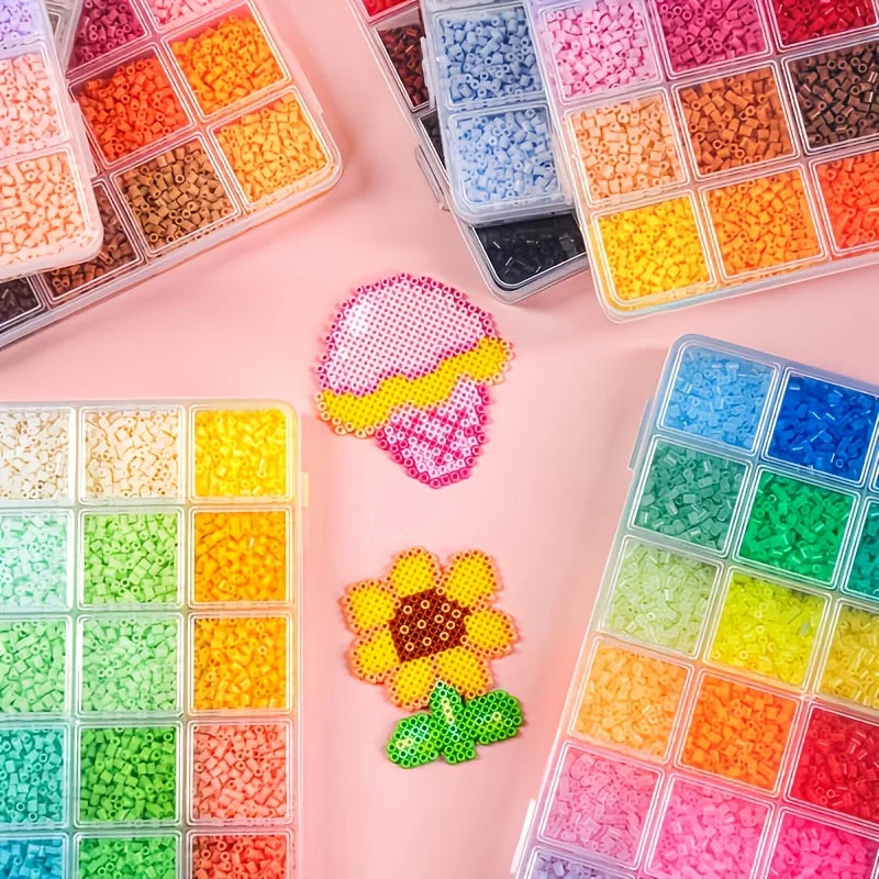 2.6mm 96 Colors Hama Beads Education Iron Beads 3D Puzzle Beads Lroning DIY Intelligence Educational Toys Craft Puzzles