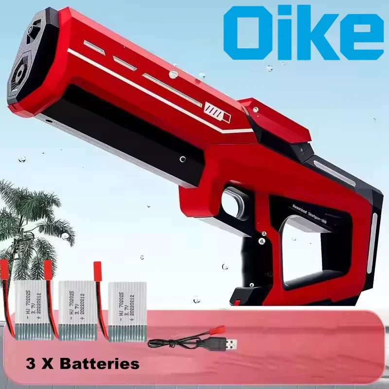 Electric Water Gun Toy for Adults Powerful Automatic Suction Water Blaster Summer Gift Beach Pool Garden Game Outdoor Fun Toy