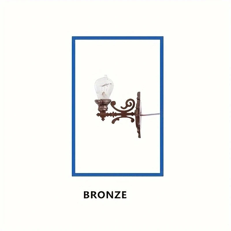 1Pc Model Wall Lamp Moss Micro Landscape Decoration Lamp Architectural Sand Table Model Wall Lamp Material