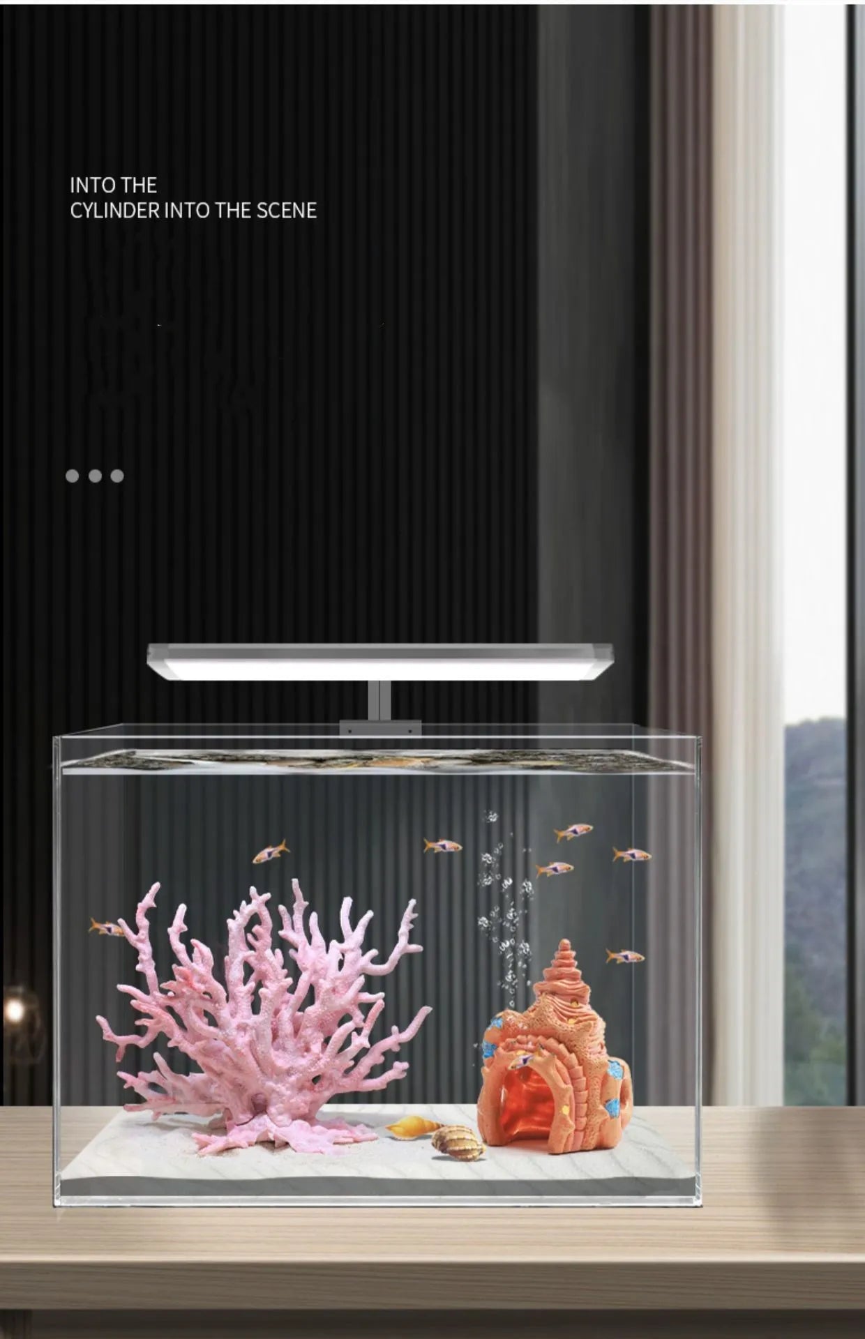 Fish Tank Aquascape Simulation Coral Water Plant Resin Fake Coral Aquarium Decorations Marine Hard Dead Coral Ornaments Undersea