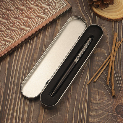 YUN CHUN 1 Set Premium Metal Ballpoint Pen with Wood Barrel for Smooth Writing and High-End Design-Black Ink-Office-With Case