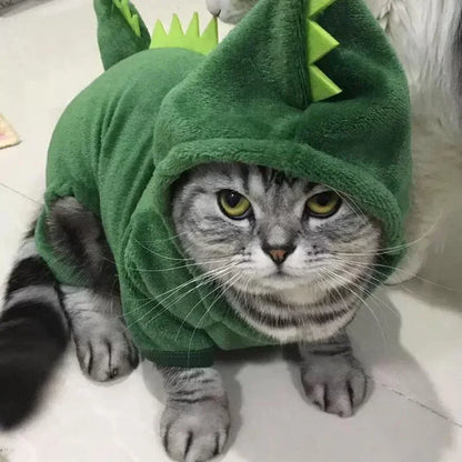 Cartoon Animal Dog Cat Costume Small Dogs Cat Winter Warm Pet Jumpsuit Pajama for Yorkies Poodle Overalls Puppy Mascotas Clothes