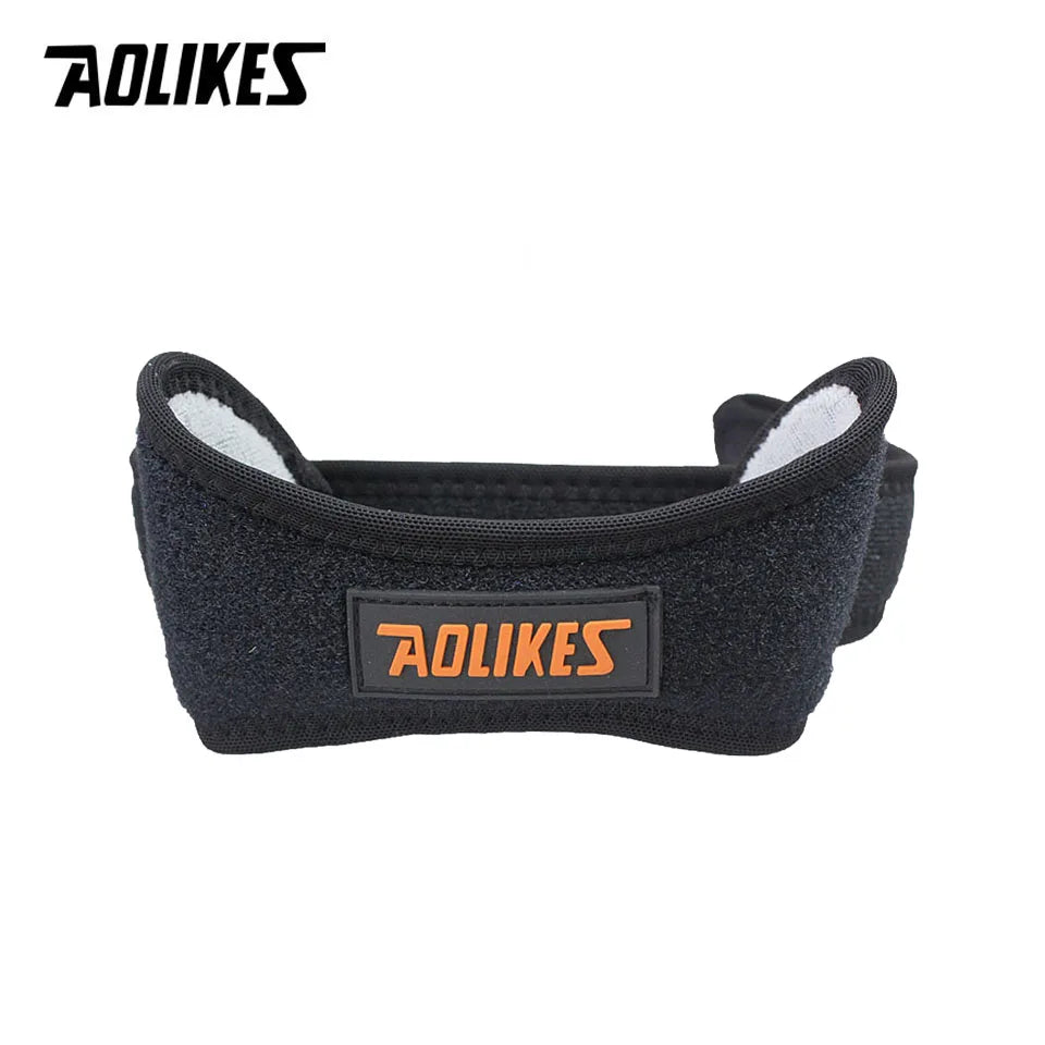 AOLIKES 1PCS Knee Braces for Knee Pain,Patella Knee Support Strap,Adjustable Patellar Tendon Stabilizer Band for Basketball