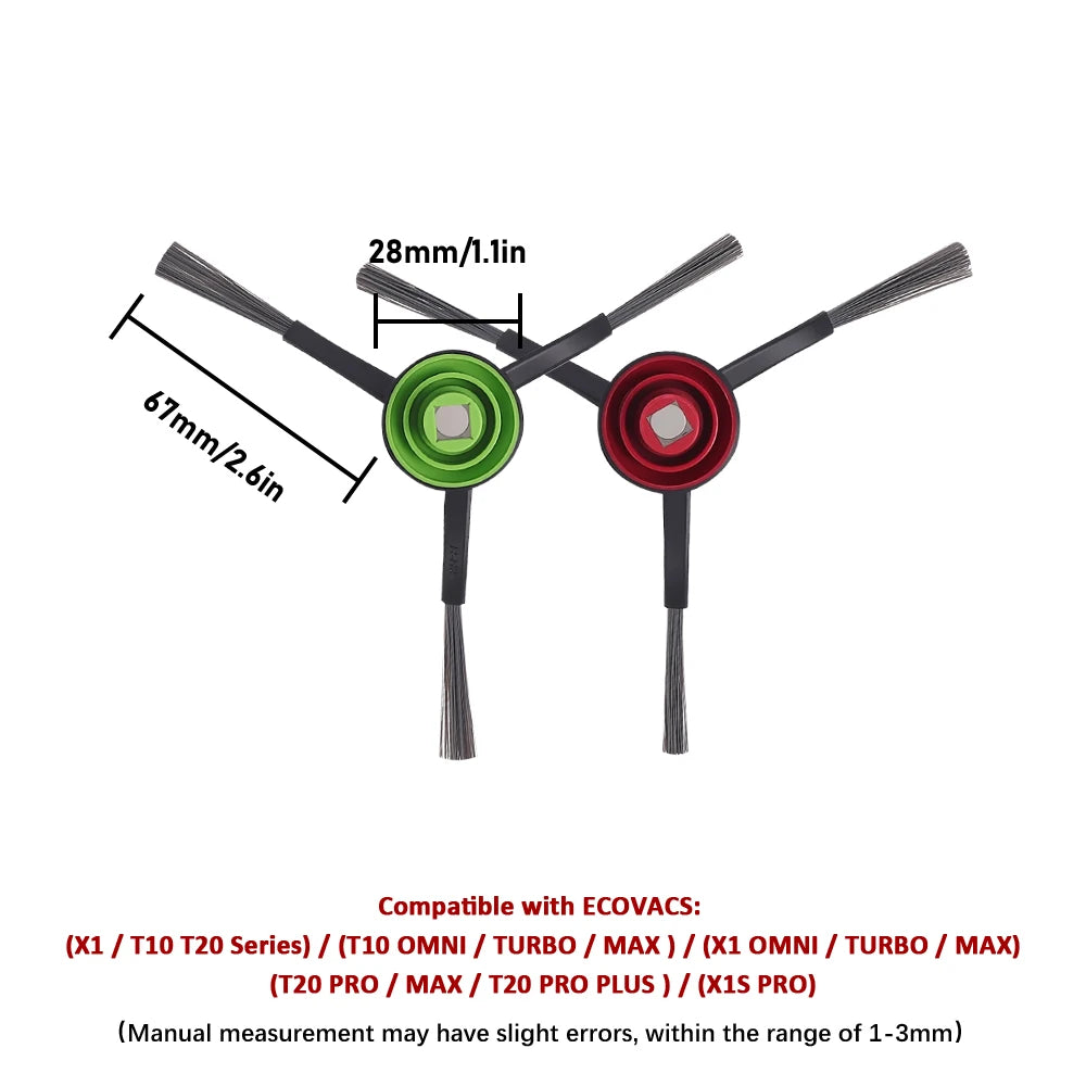 Accessories For ECOVACS Deebot T8 AIVI N8 Pro AIVI N9 N10 N10 Plus Side Brush,Main Brush,  Filter, Dust Bag,Hepa Filter
