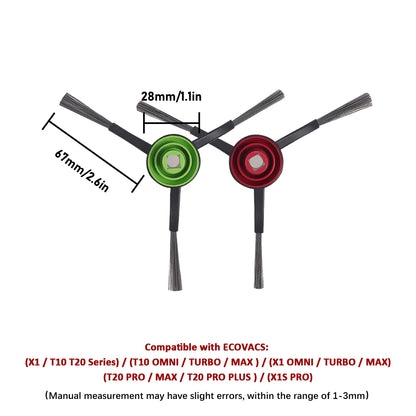 Accessories For ECOVACS Deebot T8 AIVI N8 Pro AIVI N9 N10 N10 Plus Side Brush,Main Brush,  Filter, Dust Bag,Hepa Filter