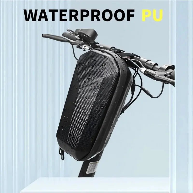 Waterproof E-Bike Front Bag 5L Big Capacity Scooter Tube Bag Wear-resistant Hard Shell Bicycle Storage Bag Bike Accessories