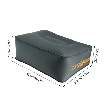 Car Travel Inflatable Mattress Front Slope Pad Inflated Stool Cushions Air Bed Seat Gap Self-driving Supplies Accessories