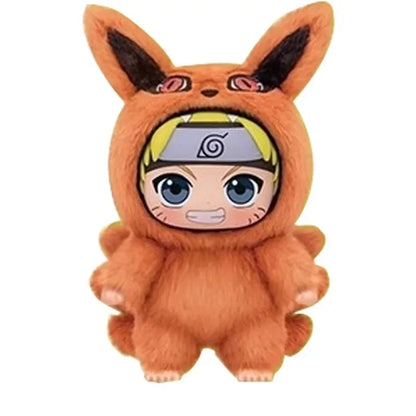 Bandai EAKI Naruto Blind Box Shippuden Party Series Uzumaki Stuffed Plush Bag Pendant Ornament Doll Toy Collection Birthday Gift