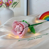1pcs Pink Rose