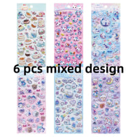 6 pcs mixed design
