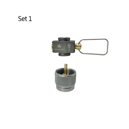 Camping Gas Tank Intercharge Conversion Valve Butane Adapter Gas Saver Plus Gas Convertor Shifter Refill Flat Tank Adapter