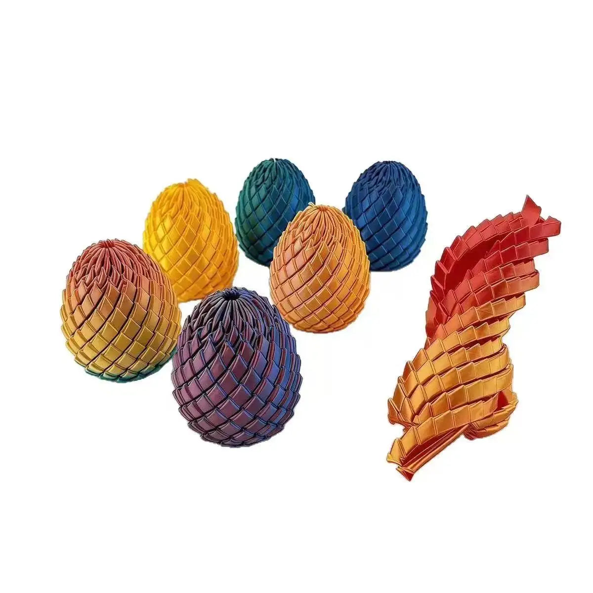 Transformable Slime Ball Creative Twist Finger Decompression New Dragon Egg Rotation Deformation Model Toy