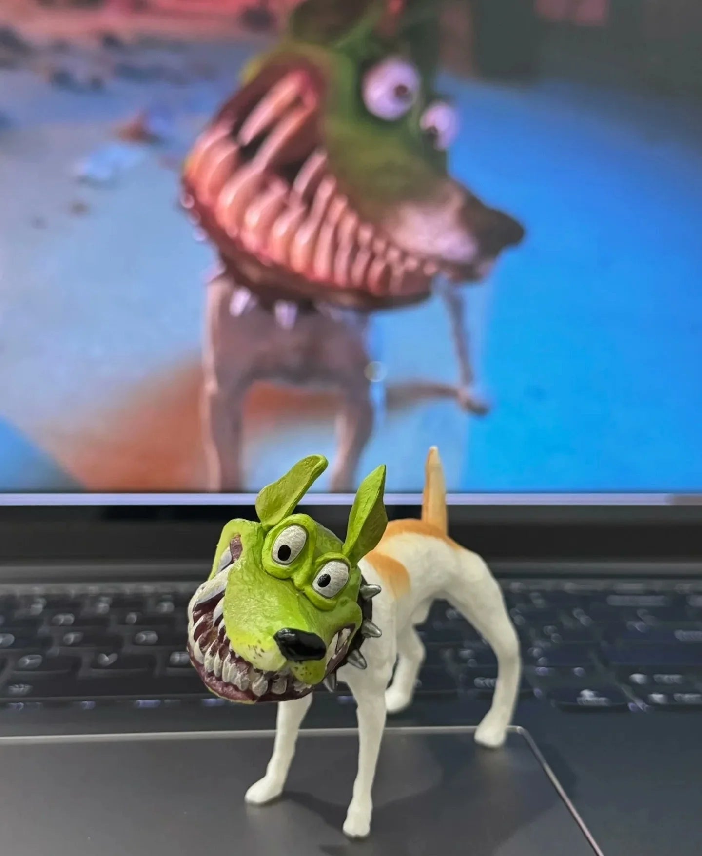 7cm The Mask Dog Action Figures Statue Anime Figure The Mask Model Figurine Desktop Decor Ornaments Holiday Children Gifts Toys