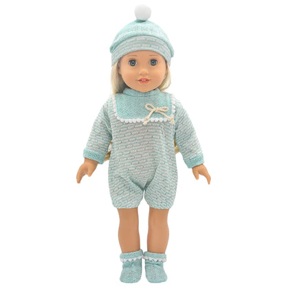Baby Born Doll Outfits For 13-18 Inch Newborn Doll Cute Jumpers Rompers Suit+Shoes Doll Accessories Festival Birthday Gift